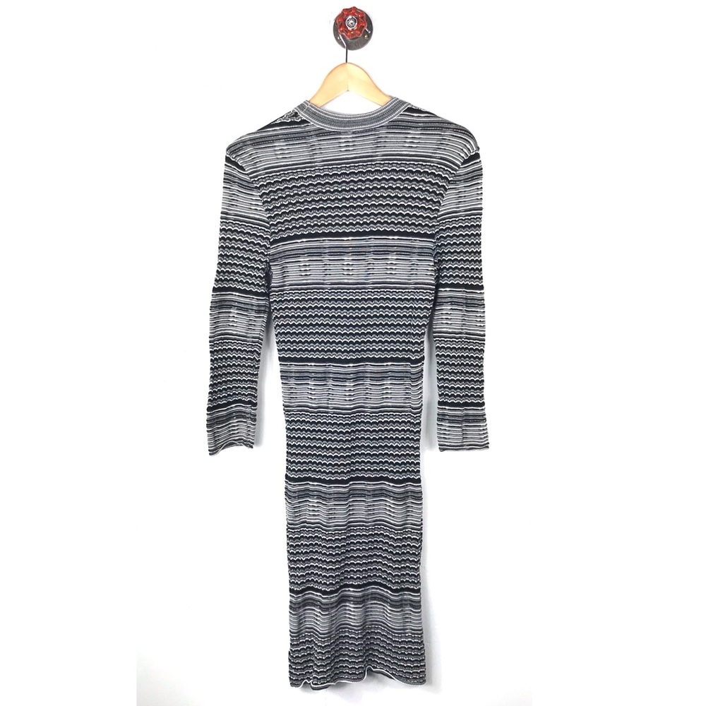 Free people L cardigan dress striped long sleeve